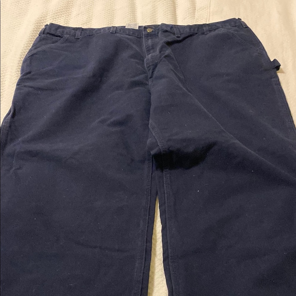 Carhartt Men's Dark Blue Cargo Pants - Picture 3 of 13